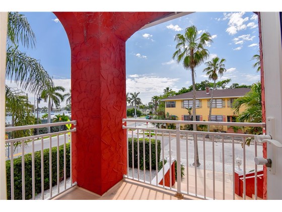 Bedroom 3 Balcony Overlooking Intracoastal - Single Family Home for sale at 2300 Pass A Grille Way, St Pete Beach, FL 33706 - MLS Number is U8140258