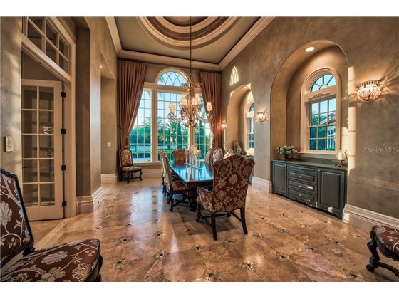Elegant Dining Room - Single Family Home for sale at 8499 Lindrick Ln, Bradenton, FL 34202 - MLS Number is A4475594
