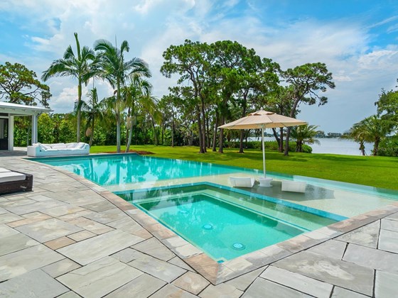 Infinity Edge Pool and Spa - Single Family Home for sale at Address Withheld, Bradenton, FL 34209 - MLS Number is A4509547
