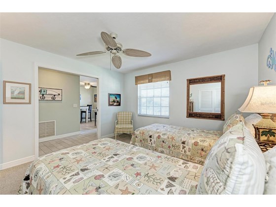 2nd Bedroom with pocket doors - Condo for sale at 713 Estuary Dr #713, Bradenton, FL 34209 - MLS Number is A4522192
